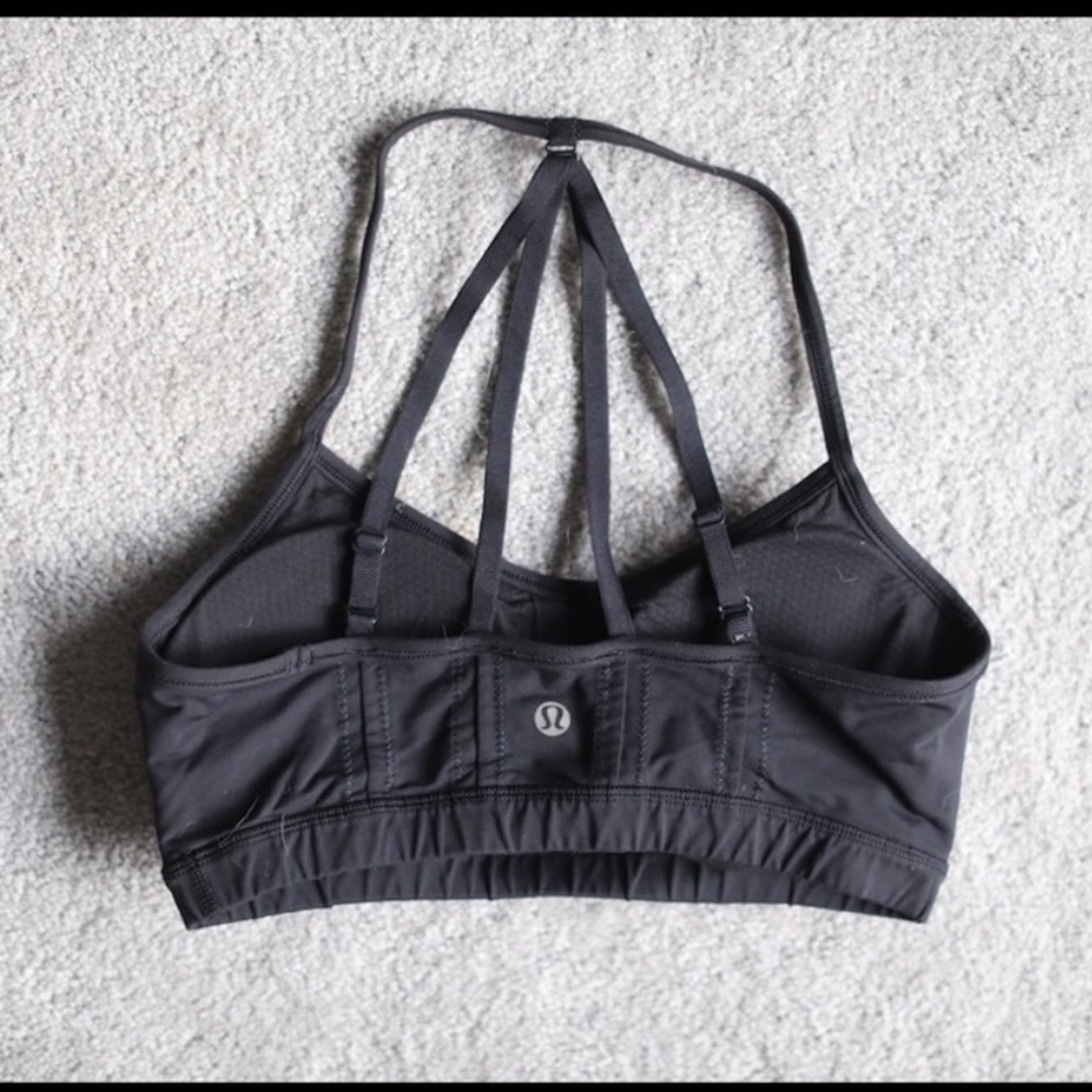 Scrappy black sport bra- excellent condition